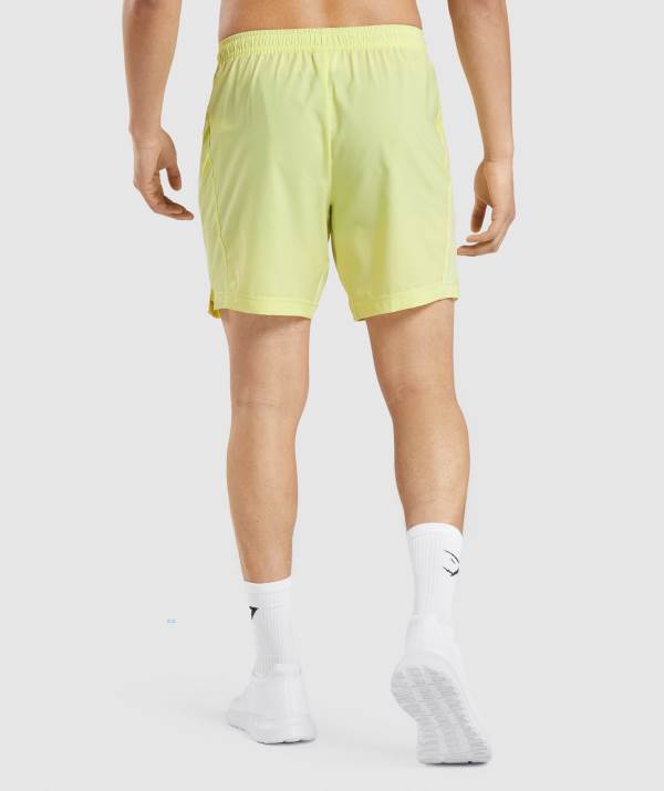 Panske Šortky Gymshark Sport Stripe 7" Zelene | AI8413276